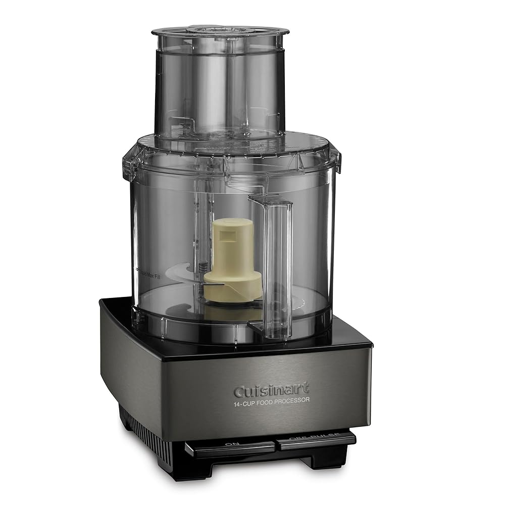 Cuisinart 14-Cup Meals Processor for Chopping Greens, Mincing, Dicing, Shredding, Pureeing, and Kneading Dough – Black Stainless, Mannequin DFP-14BKSY