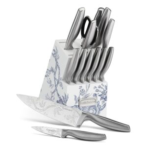 Cuisinart 15-Piece Caskata Assortment™ Stainless Metal Cutlery Block Set with Hole Deal with, Mannequin C77SS-15PKCA