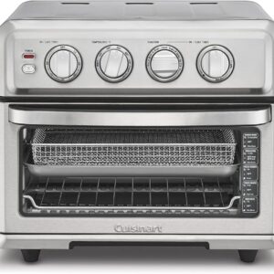 Cuisinart 8-in-1 Air Fryer and Convection Toaster Oven with Baking, Grilling, Broiling, and Warming Features – Stainless Metal Mannequin TOA-70