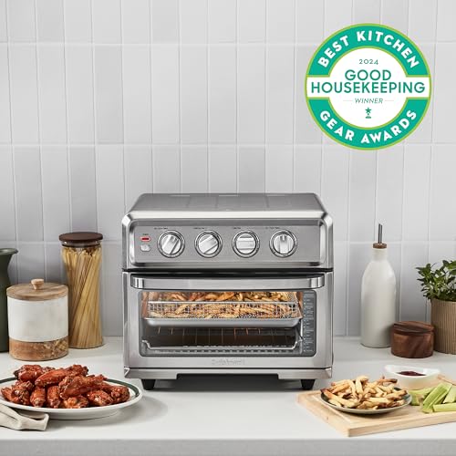 Cuisinart 8-in-1 Air Fryer and Convection Toaster Oven with Baking, Grilling, Broiling, and Warming Features - Stainless Metal Mannequin TOA-70